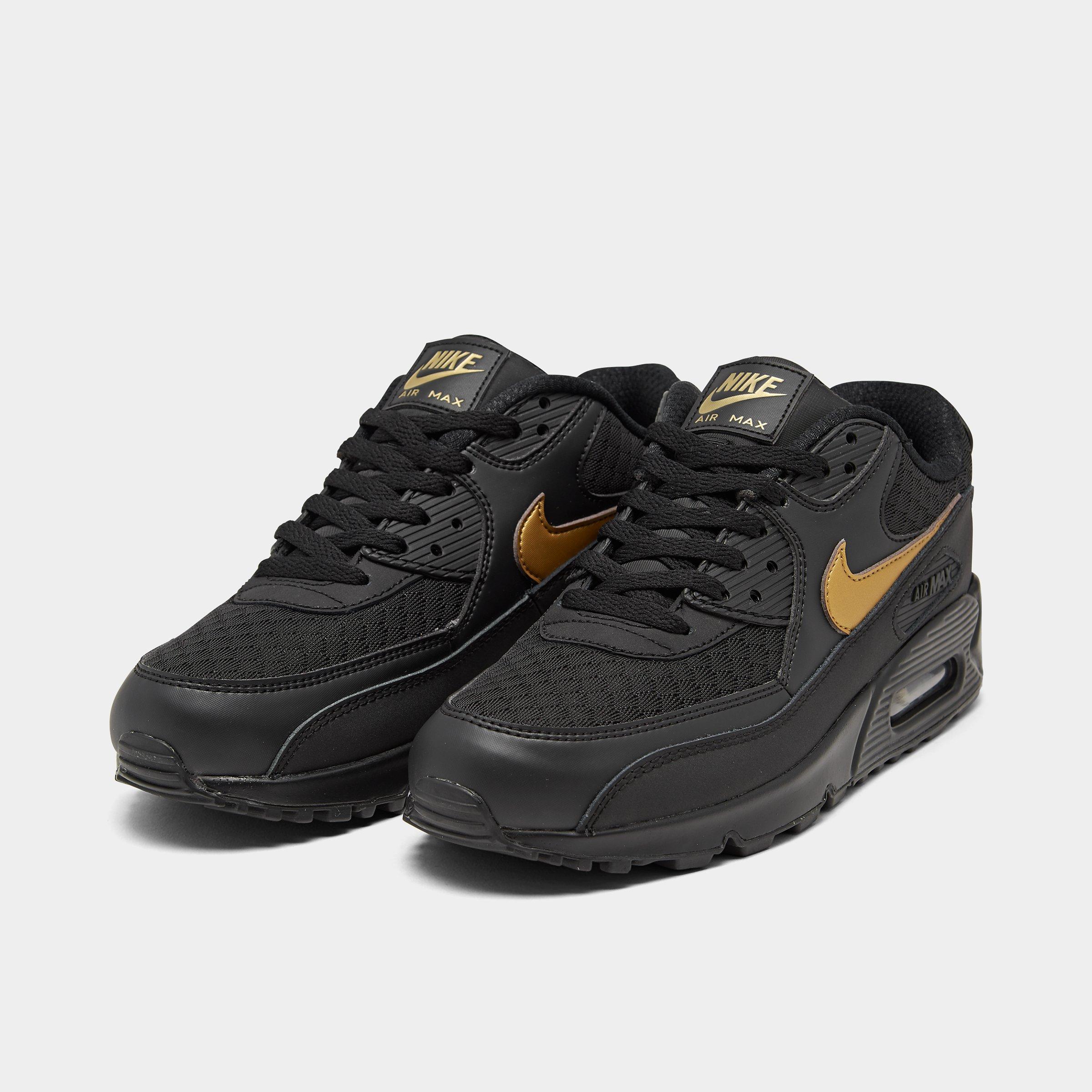 black and gold air max 90s