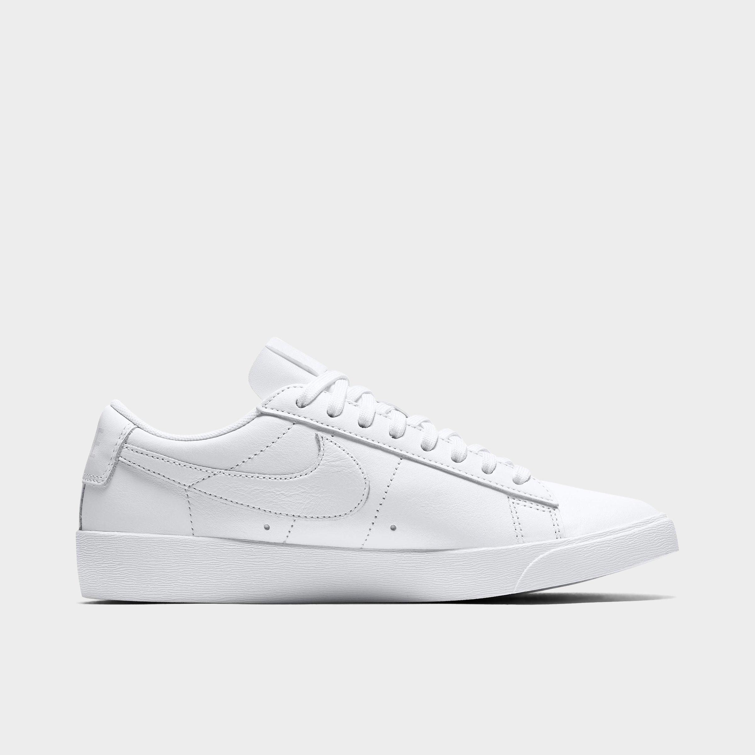 nike blazer white low