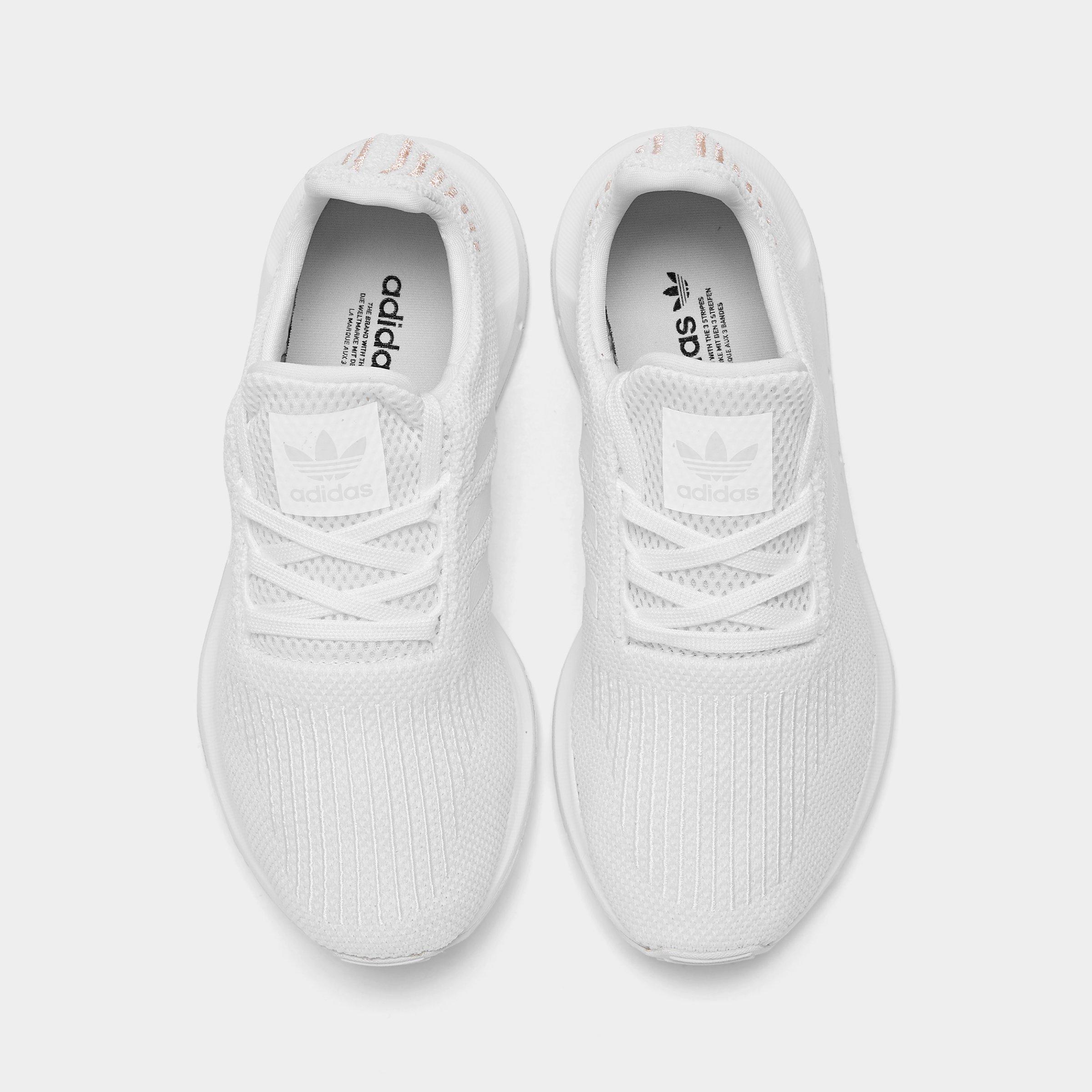 adidas swift run cloud white & crystal white womens shoes