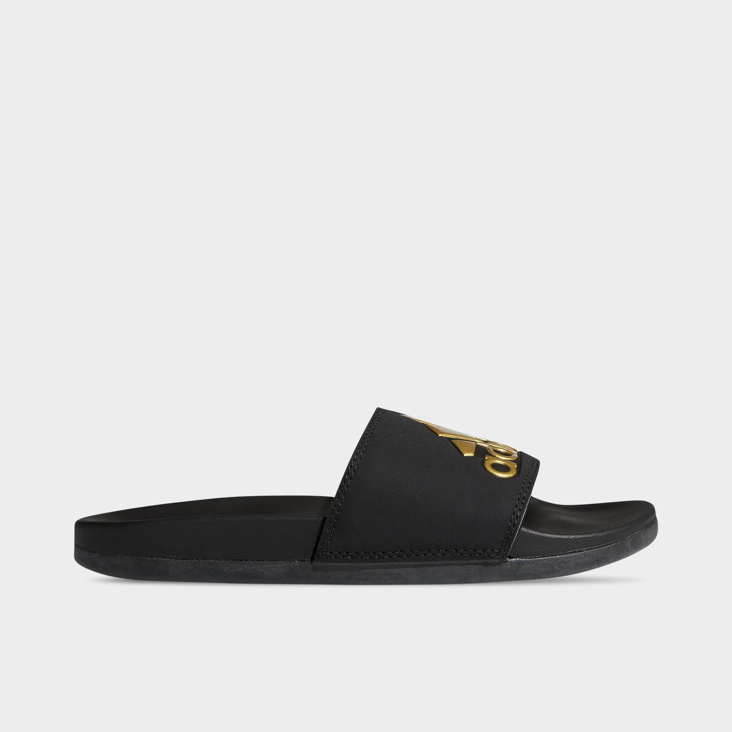 adilette comfort slides all black