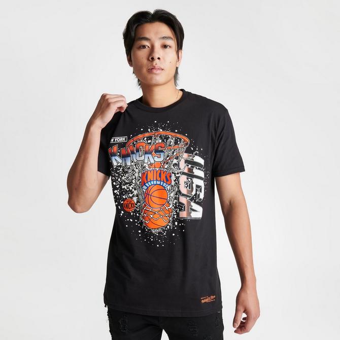 Men's Mitchell & Ness New York Knicks NBA Shatter Graphic T-Shirt