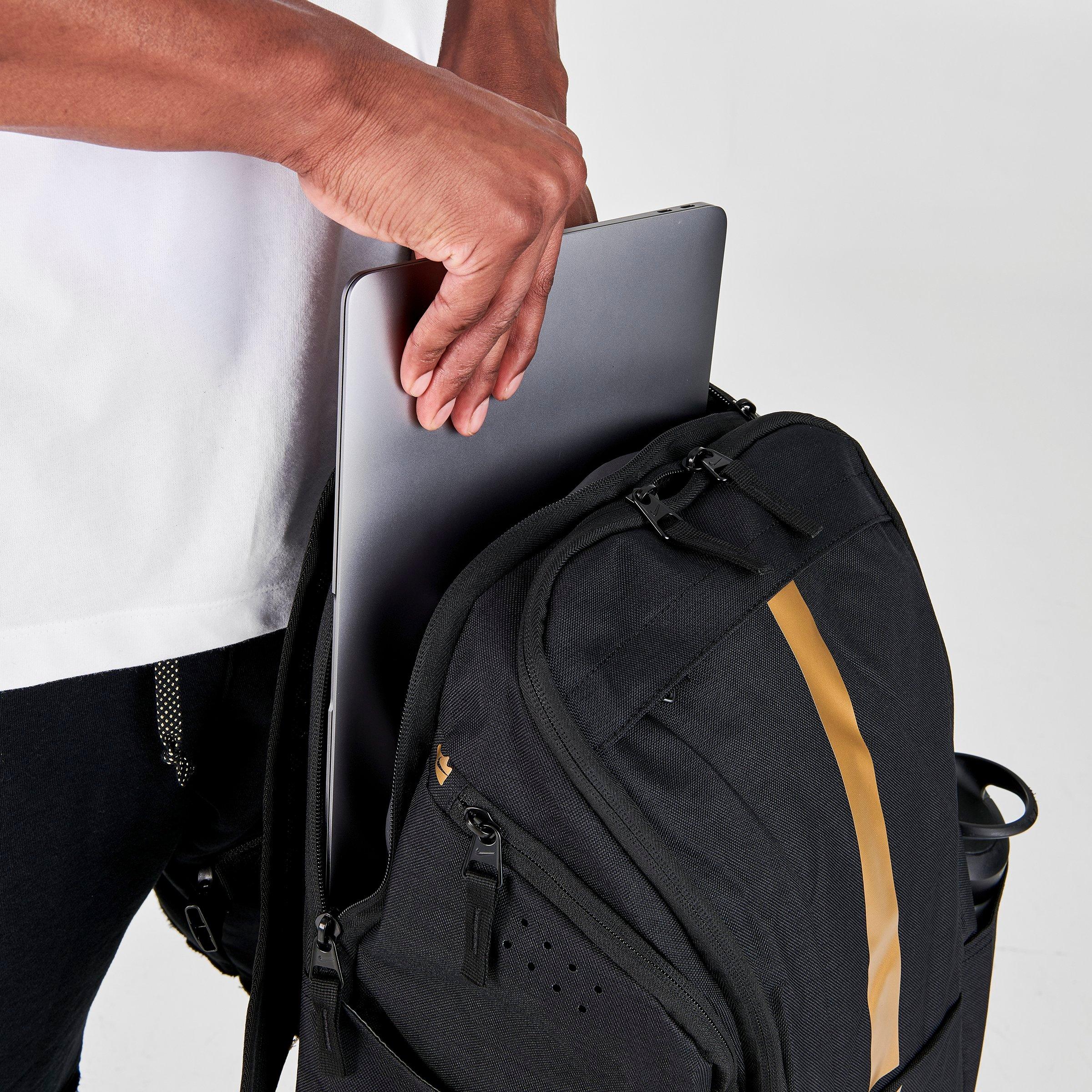 black and gold nike elite backpack