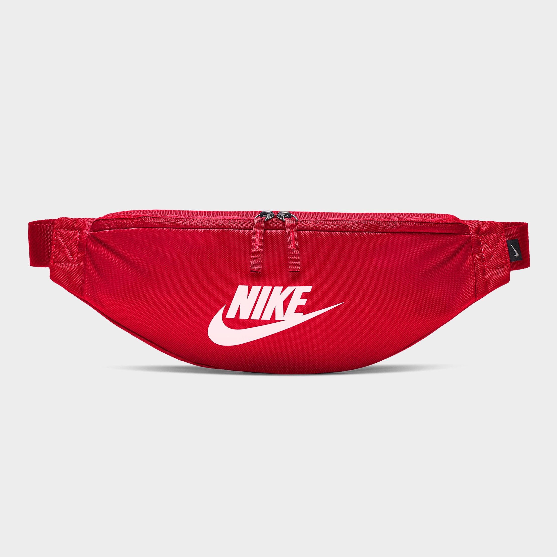 red and white nike fanny pack