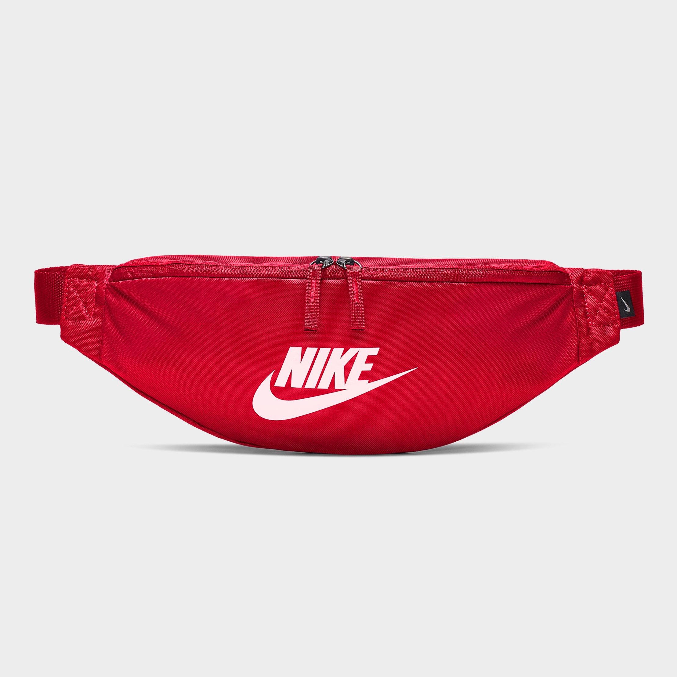 nike red fanny pack