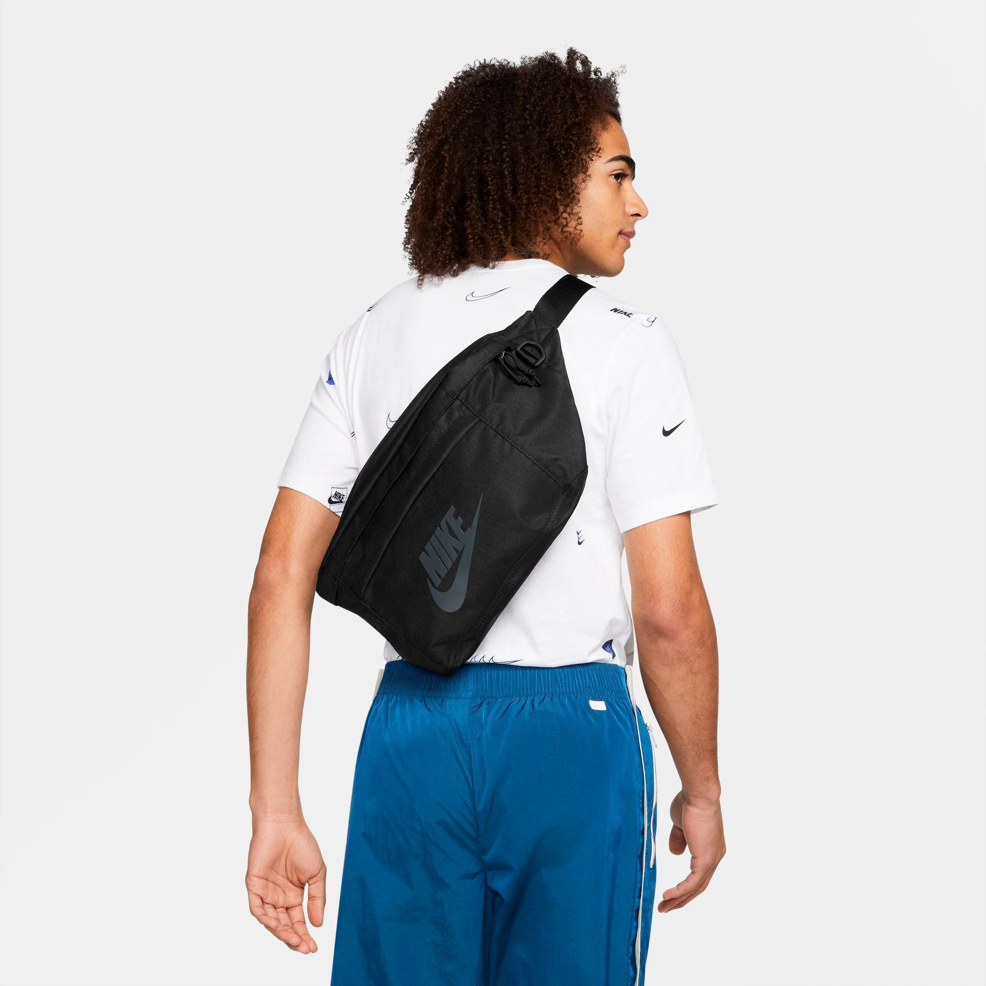 nike black tech hip pack