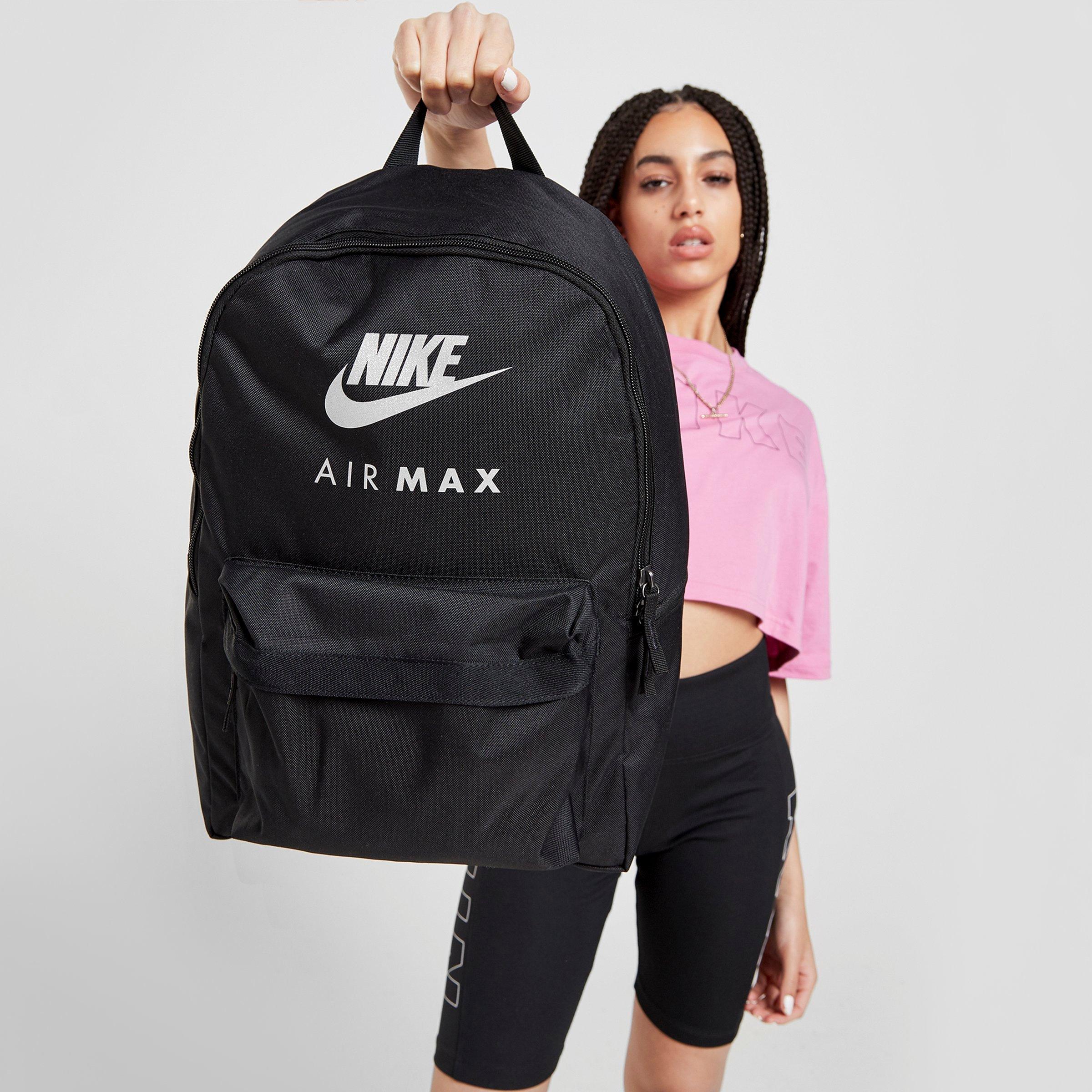 nike air backpack silver