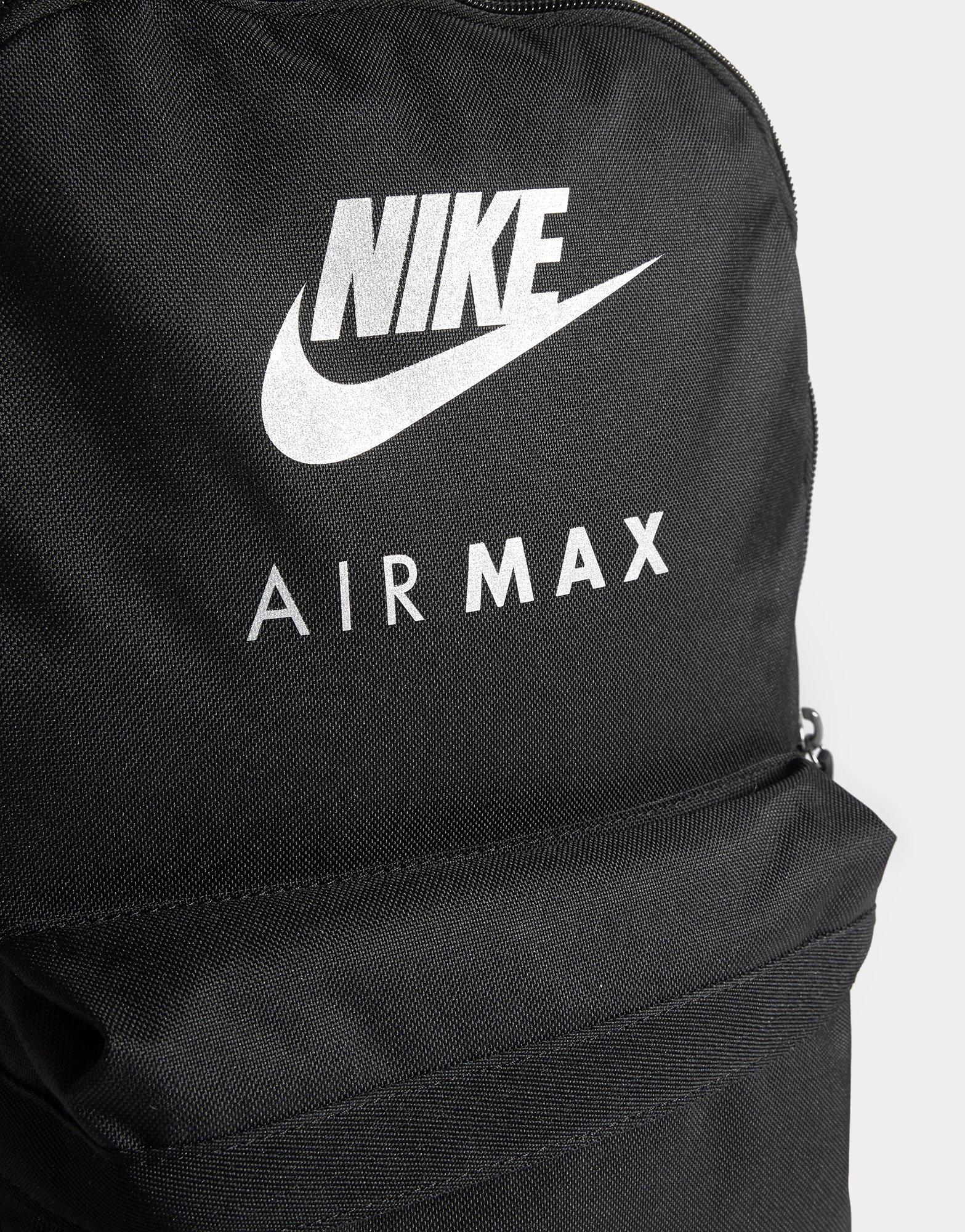 nike heritage air max backpack in black
