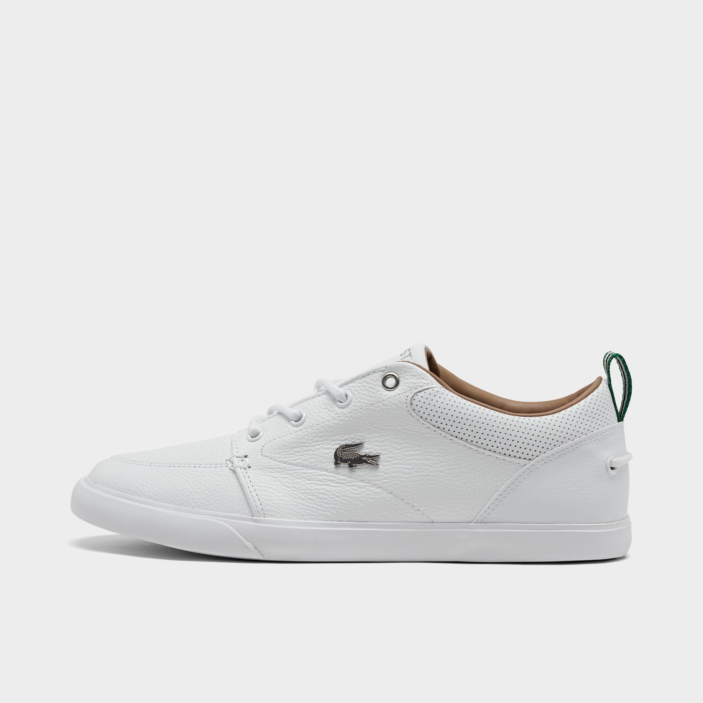 white lacoste shoes for men
