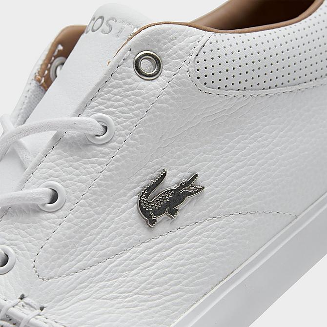 Front view of Men's Lacoste Bayliss Casual Shoes in White Click to zoom