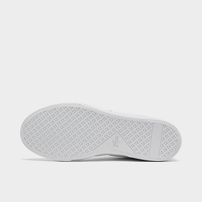 Bottom view of Men's Lacoste Bayliss Casual Shoes in White Click to zoom
