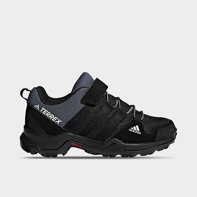 Right view of Boys' Big Kids' adidas Terrex AX2R CF Hiking Shoes in Core Black/Onix Click to zoom