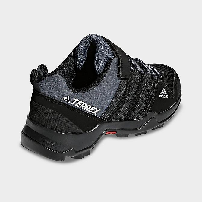 Left view of Boys' Big Kids' adidas Terrex AX2R CF Hiking Shoes in Core Black/Onix Click to zoom