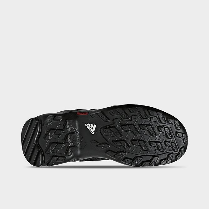 Bottom view of Boys' Big Kids' adidas Terrex AX2R CF Hiking Shoes in Core Black/Onix Click to zoom