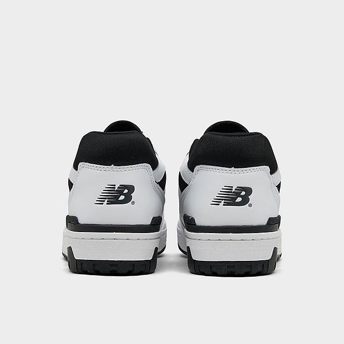 Left view of Men's New Balance 550 Casual Shoes in White/Black Click to zoom