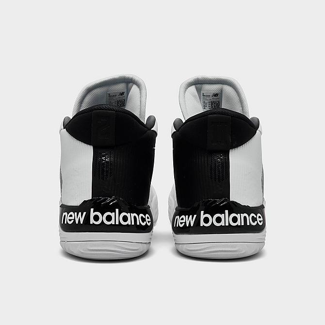 Left view of New Balance Kawhi 2 Basketball Shoes in Black/White Click to zoom