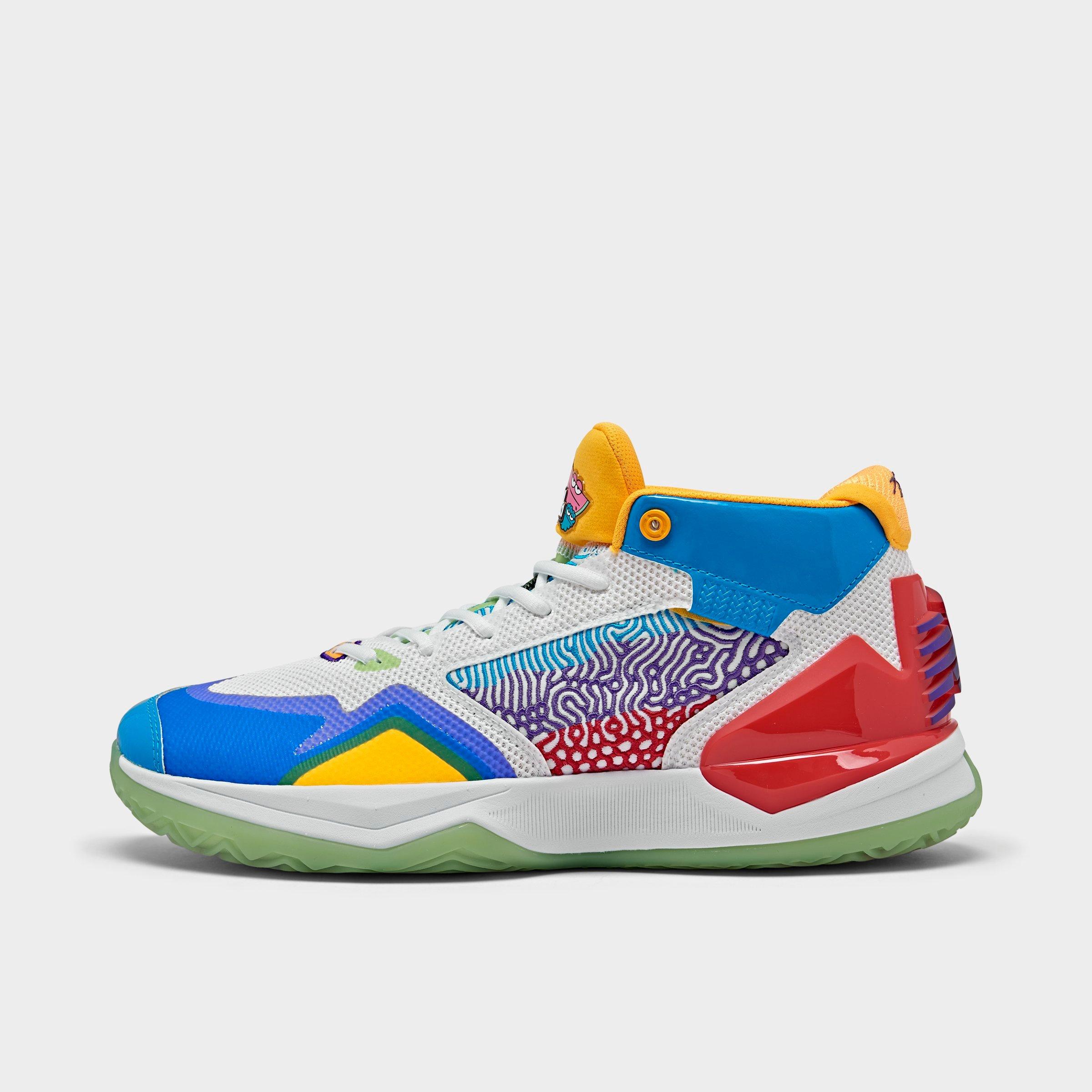 basketball shoes bright colors