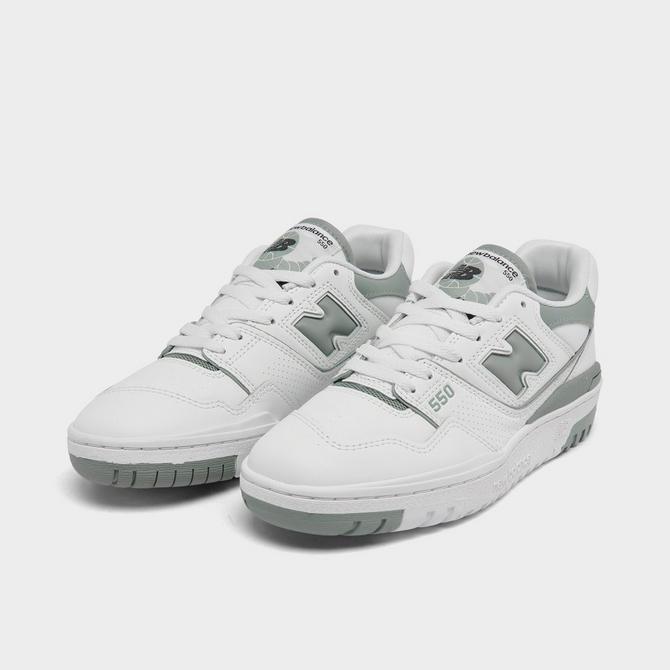 New Balance 550 sneakers in white and black