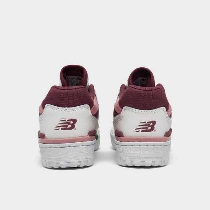 New balance 550 sea salt burgundy, Men's Fashion, Footwear