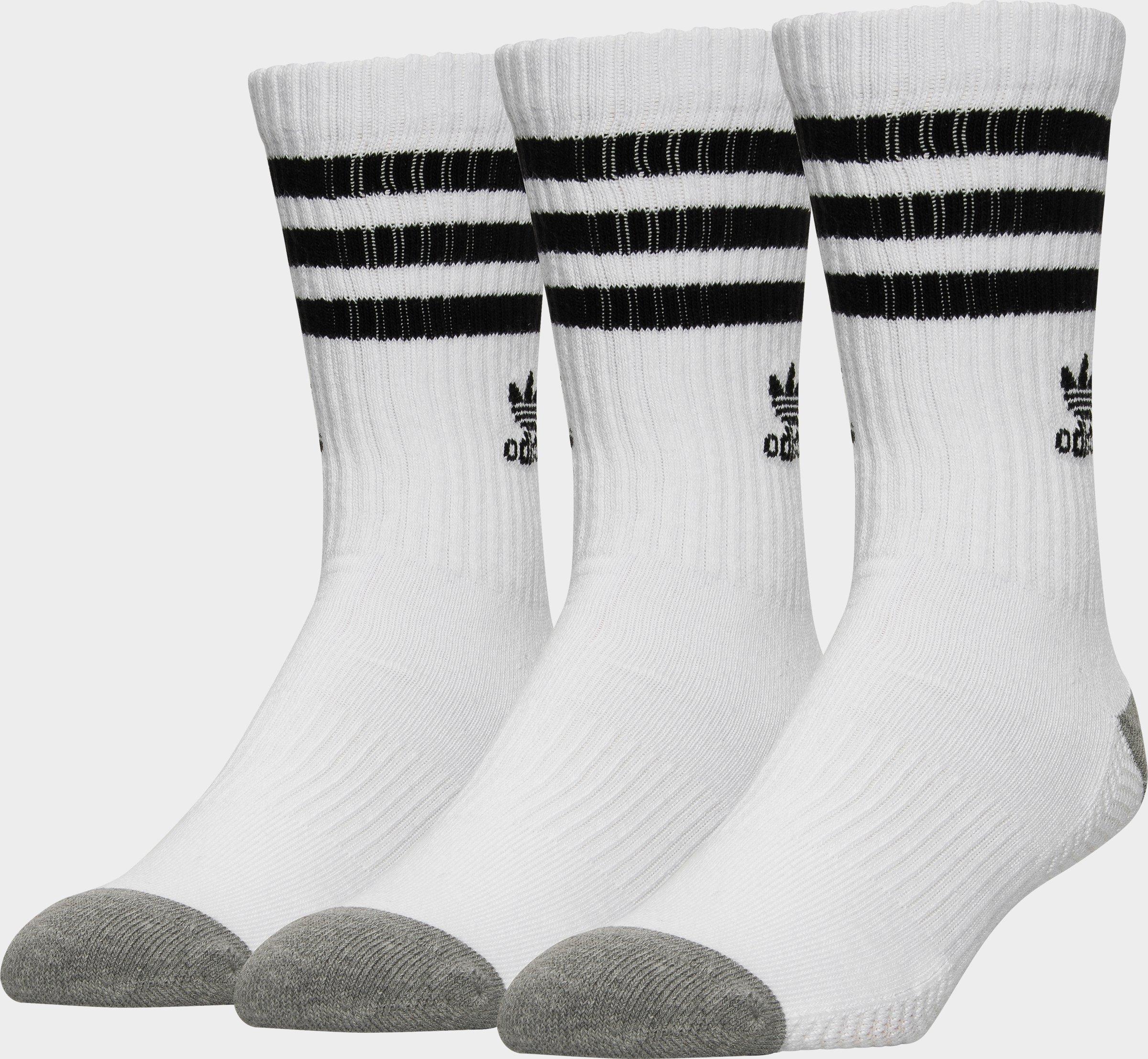 mens adidas socks white