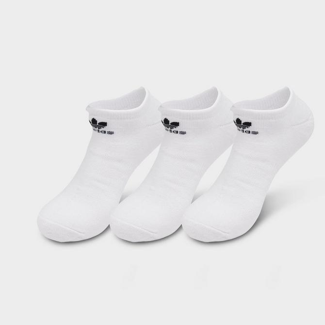 Trefoil No-Show Socks 6 pairs - White, unisex Lifestyle