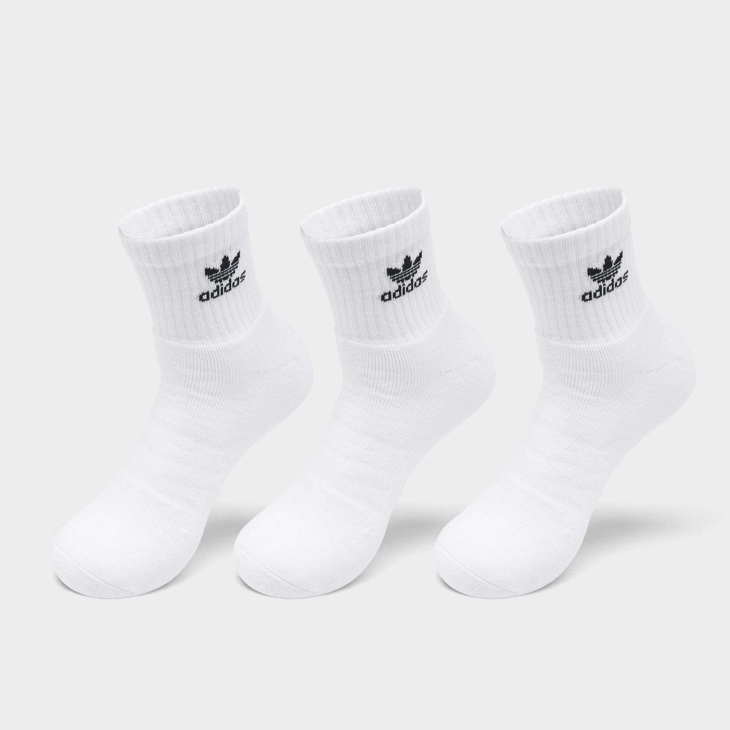 adidas trefoil quarter socks