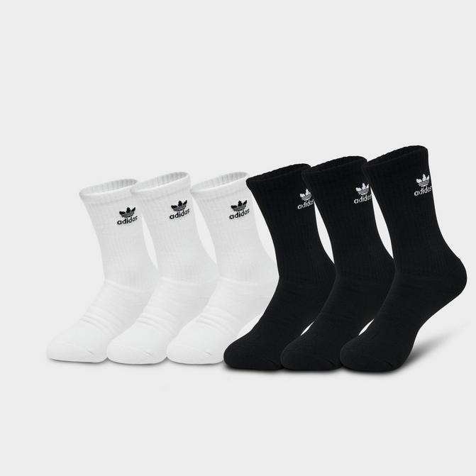 adidas Trefoil Crew Socks 6 Pairs - Black | Unisex Lifestyle | adidas US