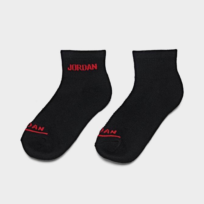 Loose Fit Stays Up Cotton Casual Quarter Socks Black / Small