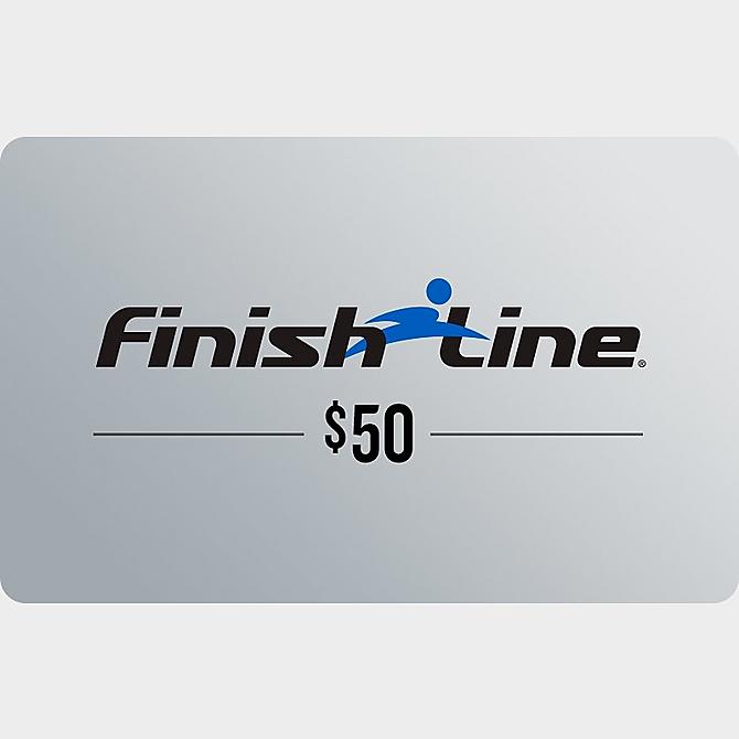 Back view of Finish Line Gift Card in Grey - $50 Click to zoom