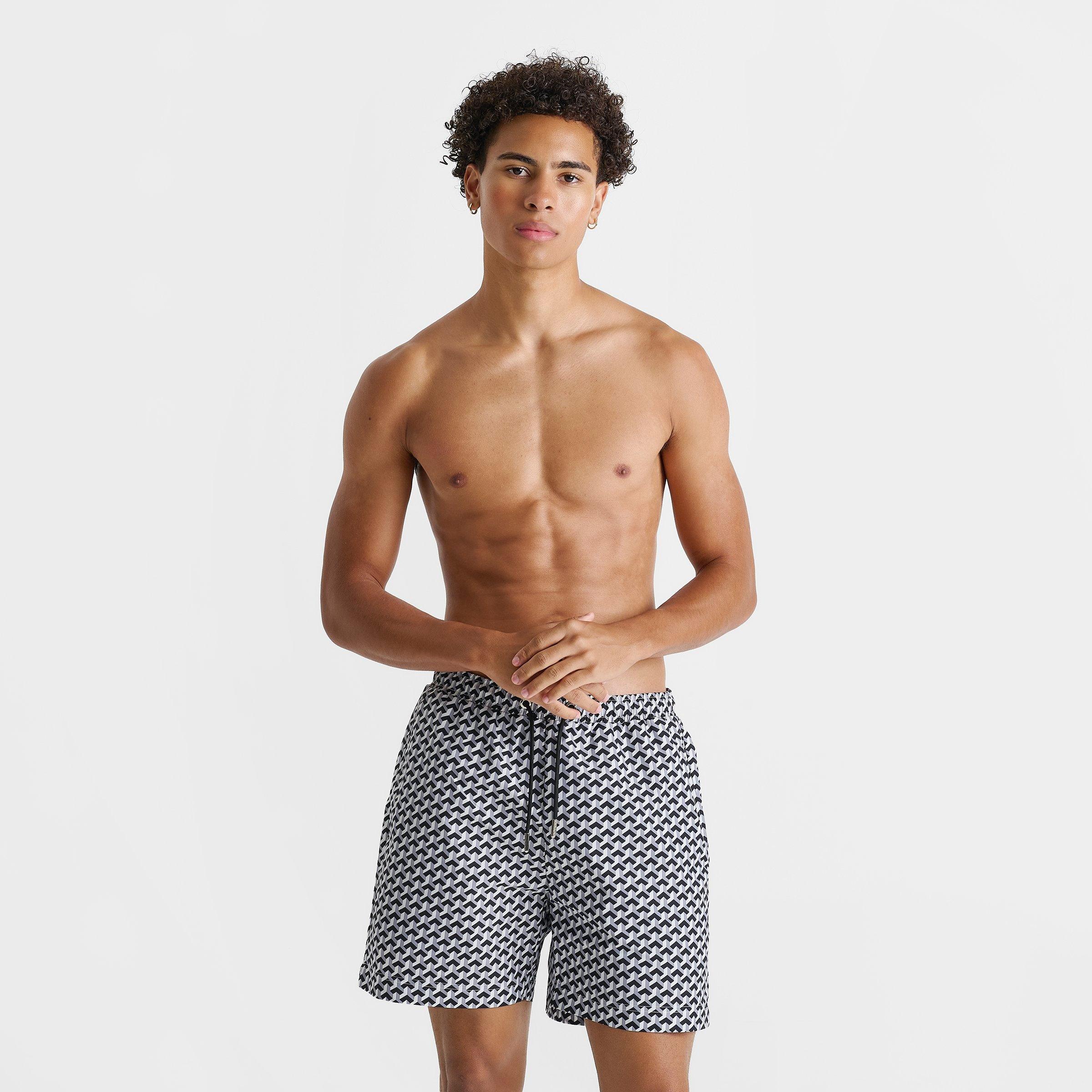 Men's Bélier Illusion Print Swim Shorts