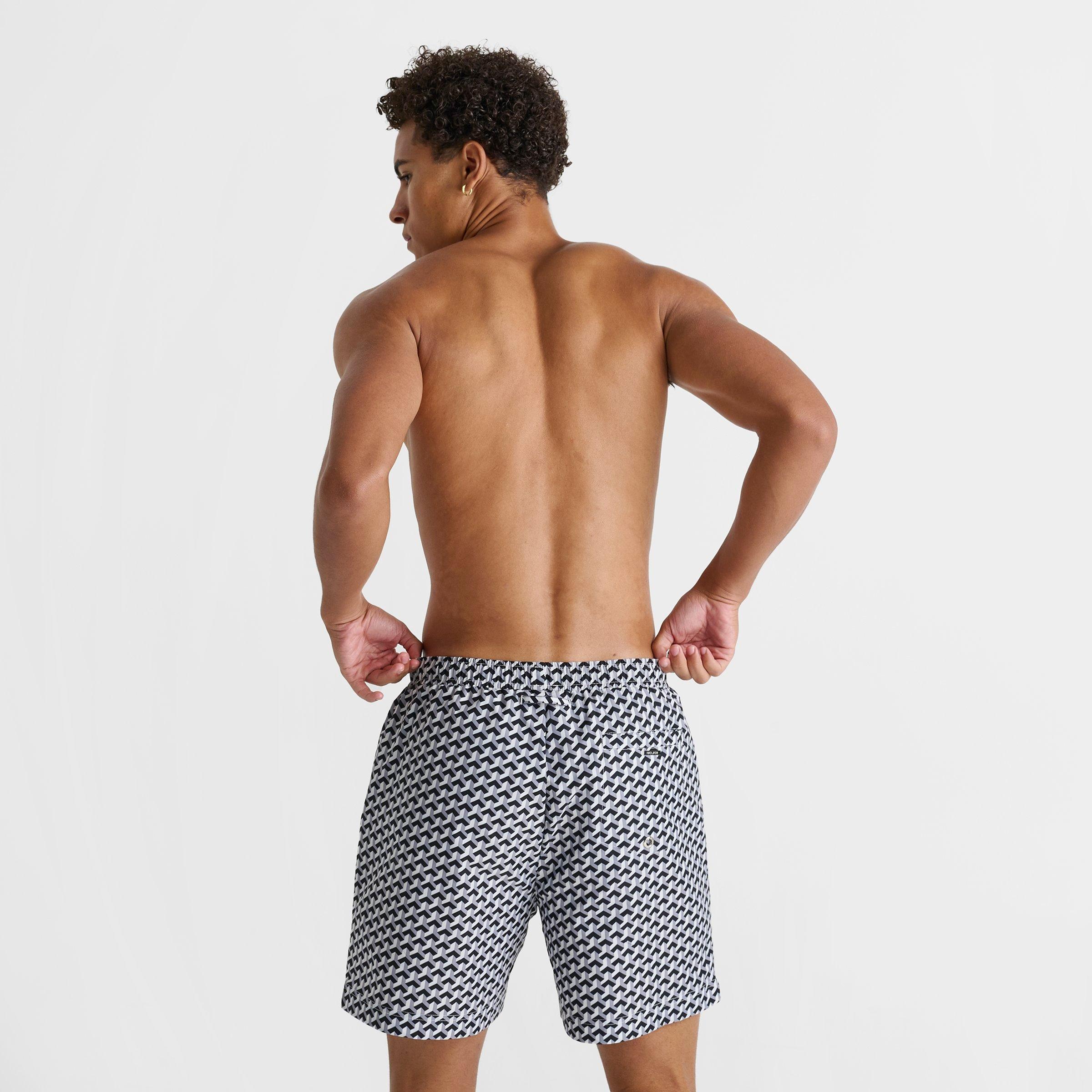 Men's Bélier Illusion Print Swim Shorts