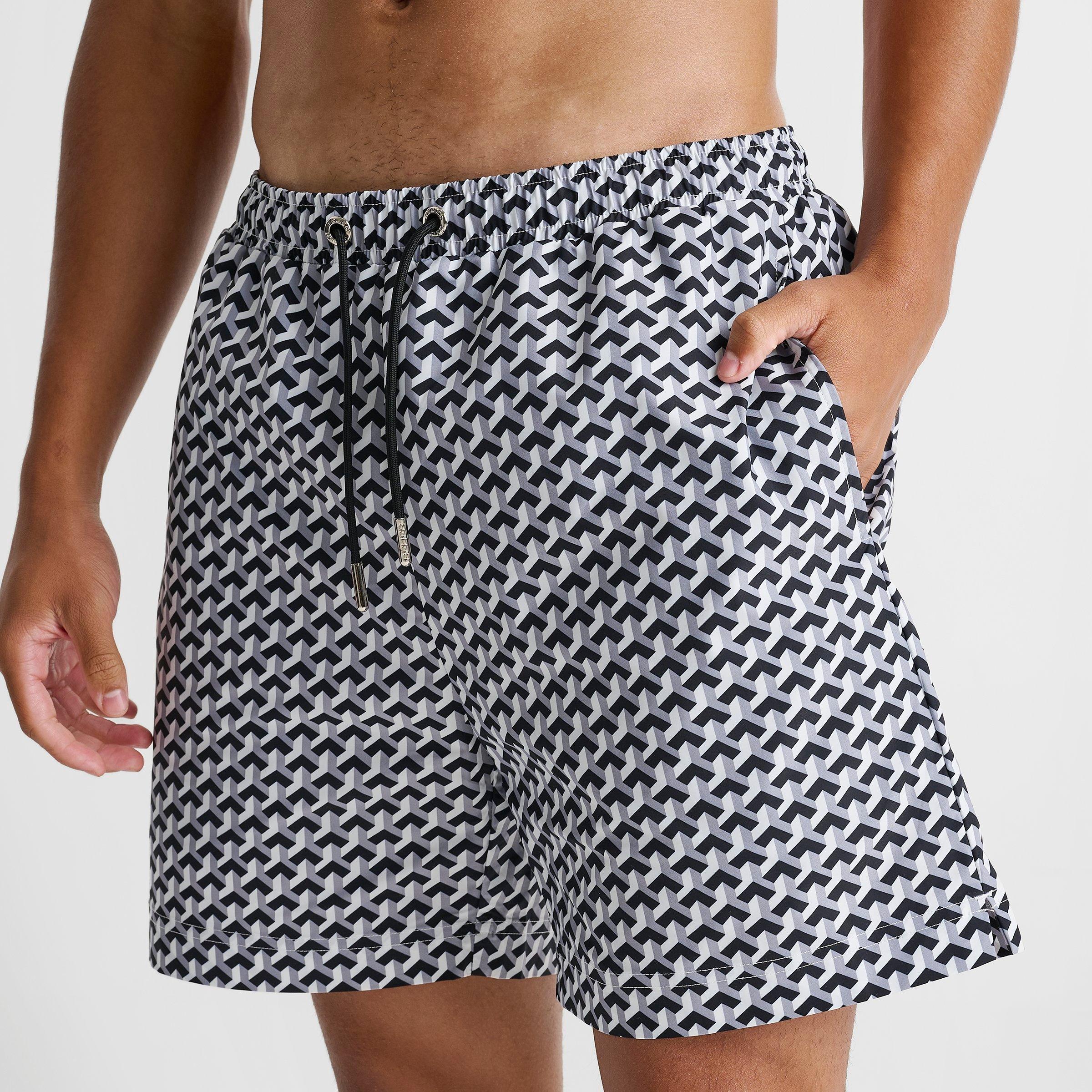 Men's Bélier Illusion Print Swim Shorts