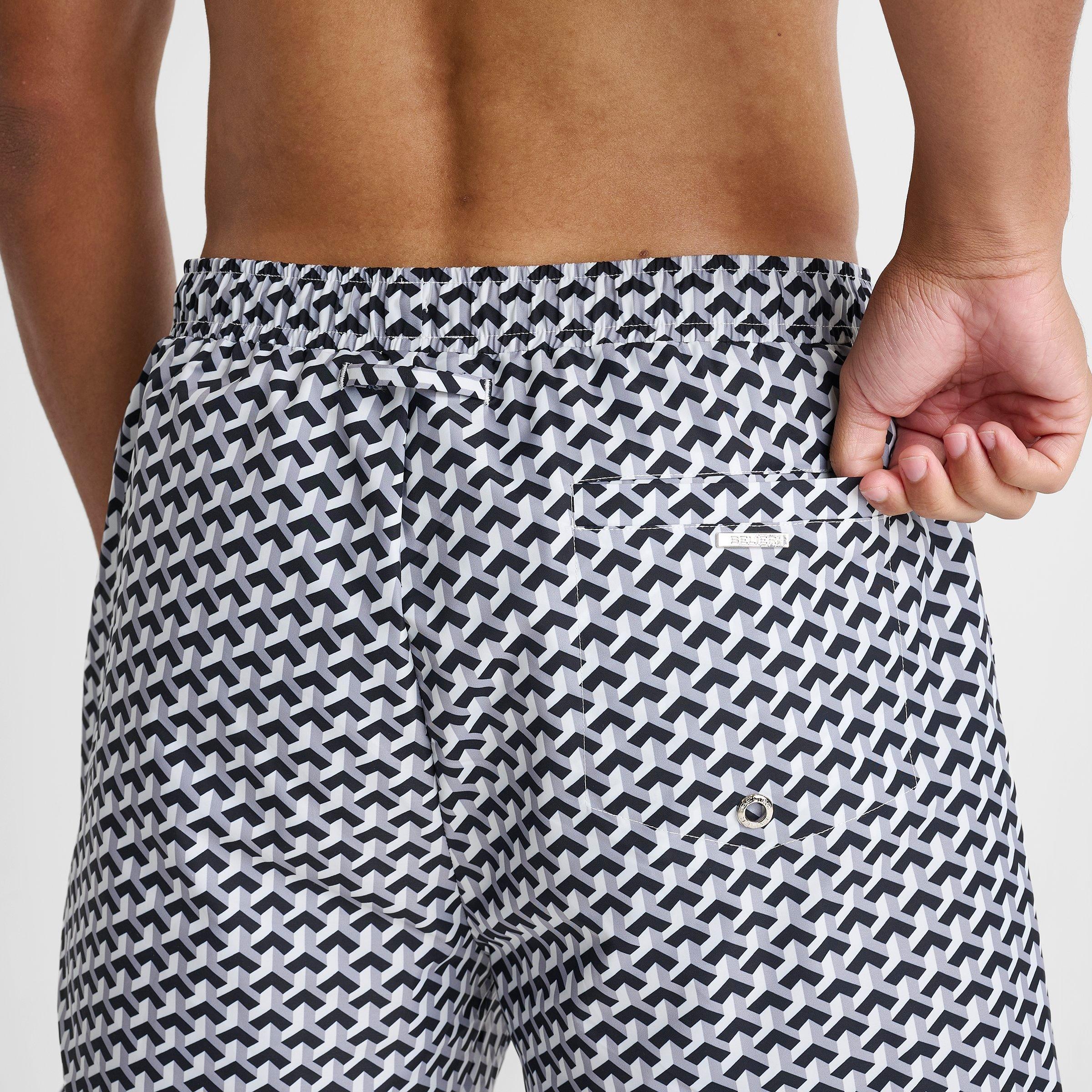 Men's Bélier Illusion Print Swim Shorts