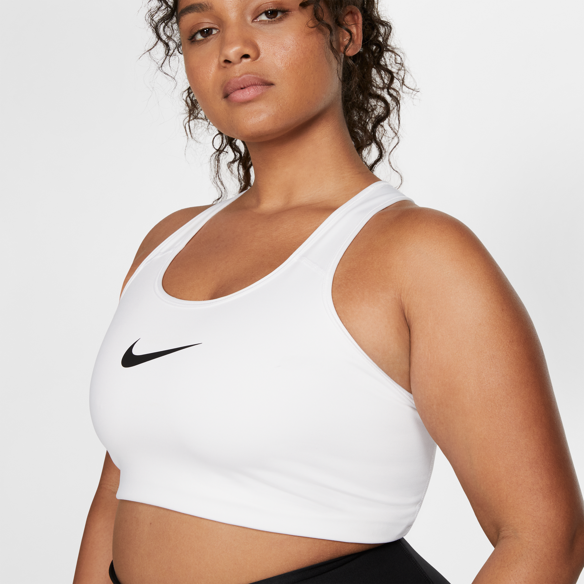 nike swoosh sports bra