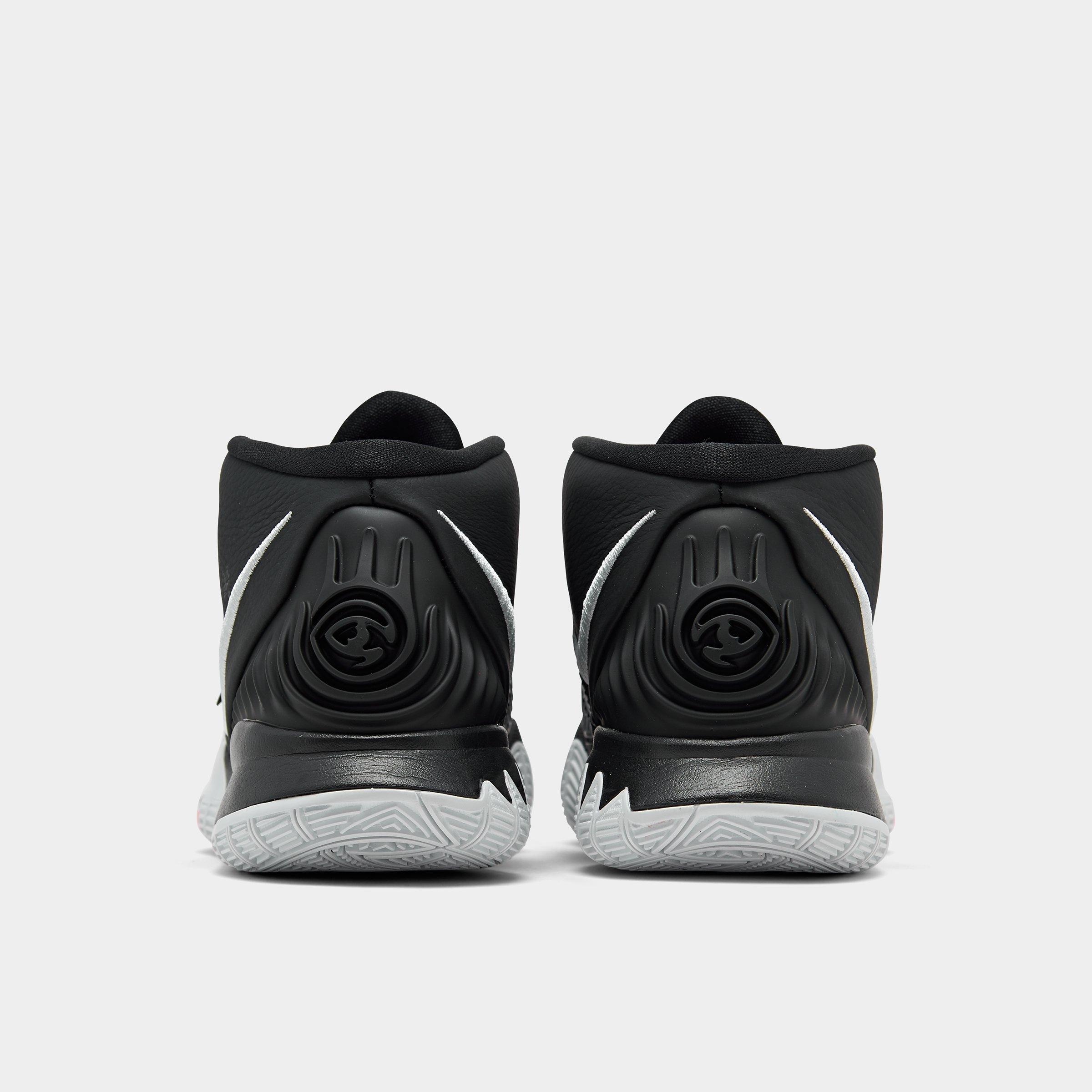 kyrie 6 shoes black and white