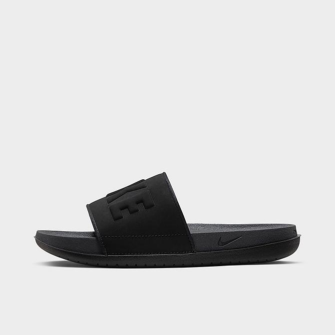 Right view of Women's Nike OffCourt Slide Sandals in Anthracite/Black/Black Click to zoom