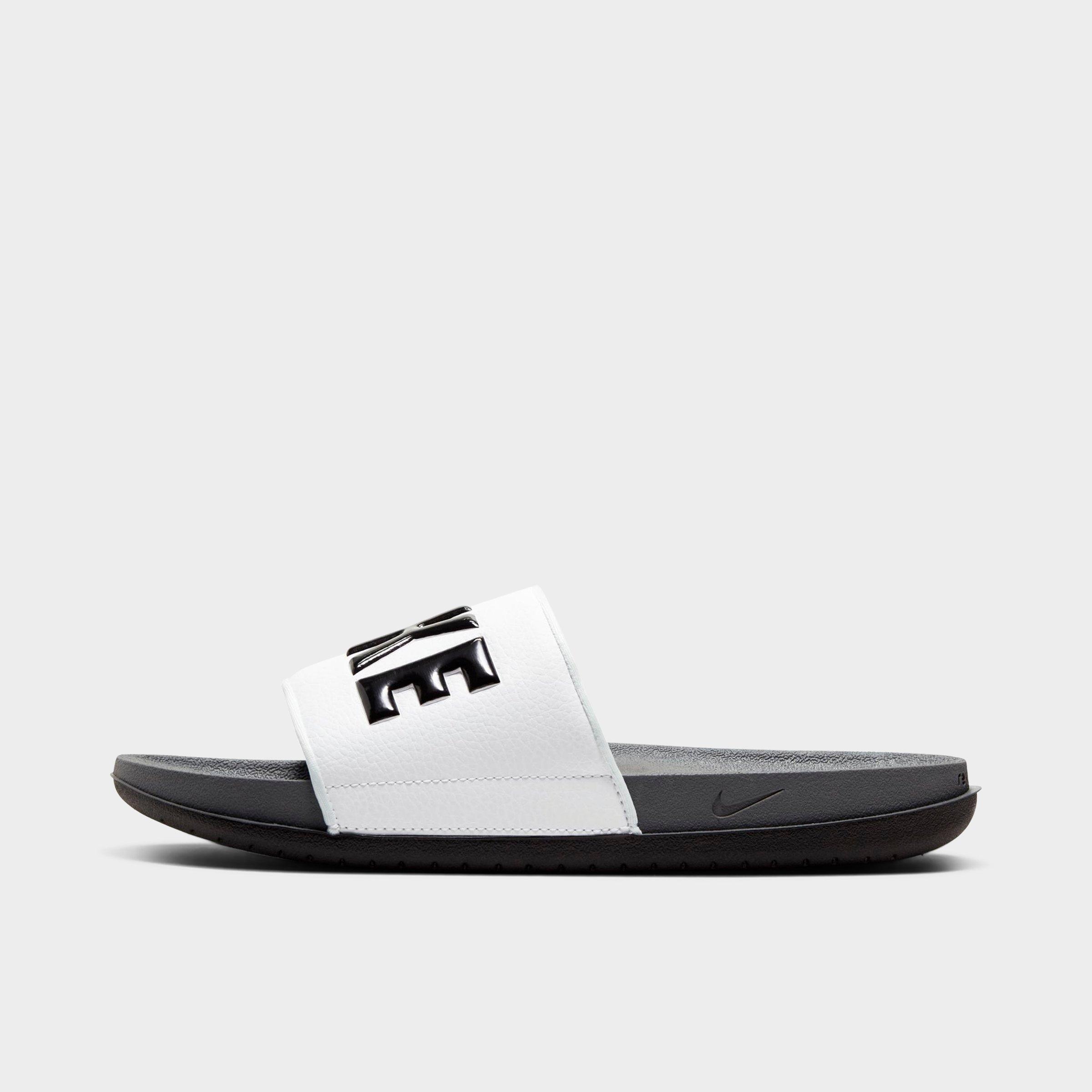 Nike Gray and Black Slide Sandals Nike Offcourt Adjust Slide Sandal - Men main image 3