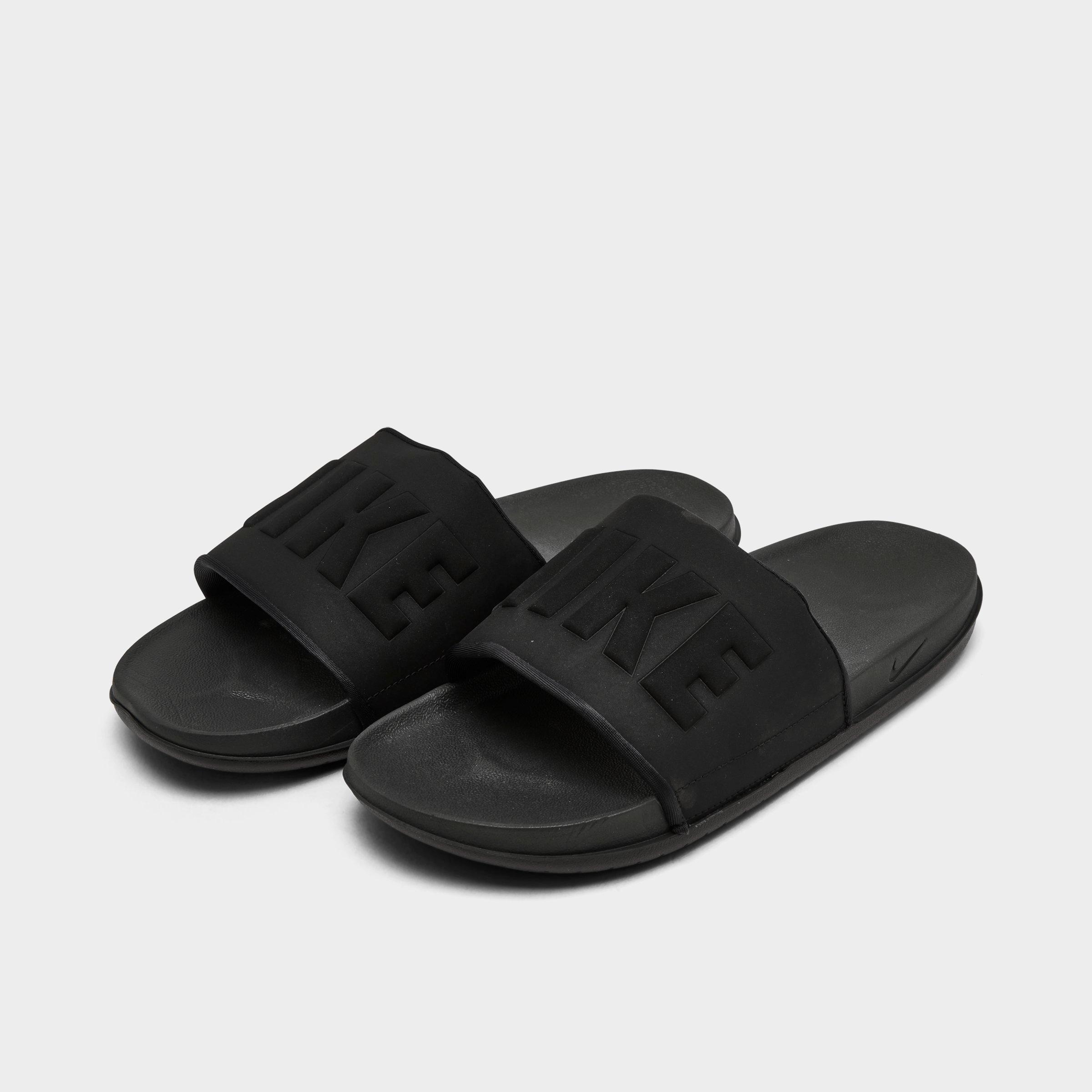 nike black slide flip flop