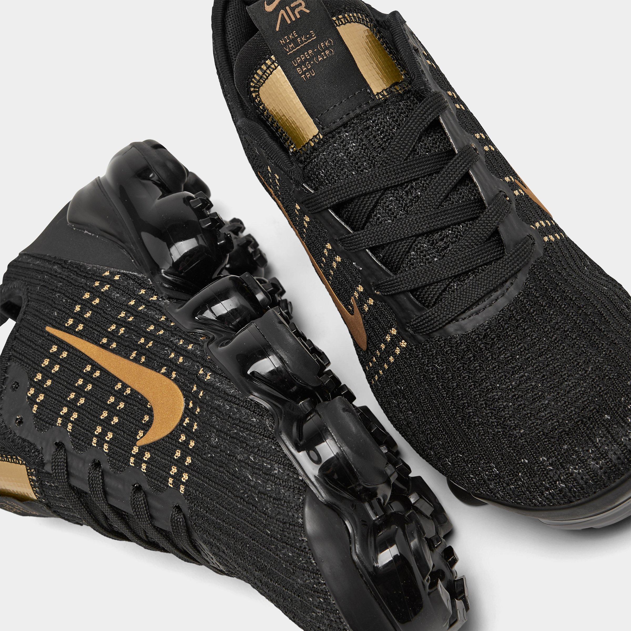 black and gold vapormax kids