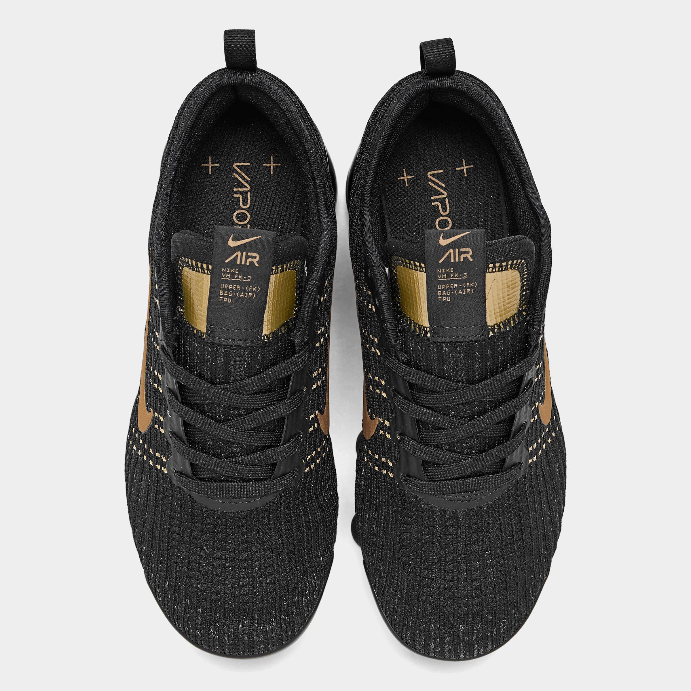 black and gold vapormax kids