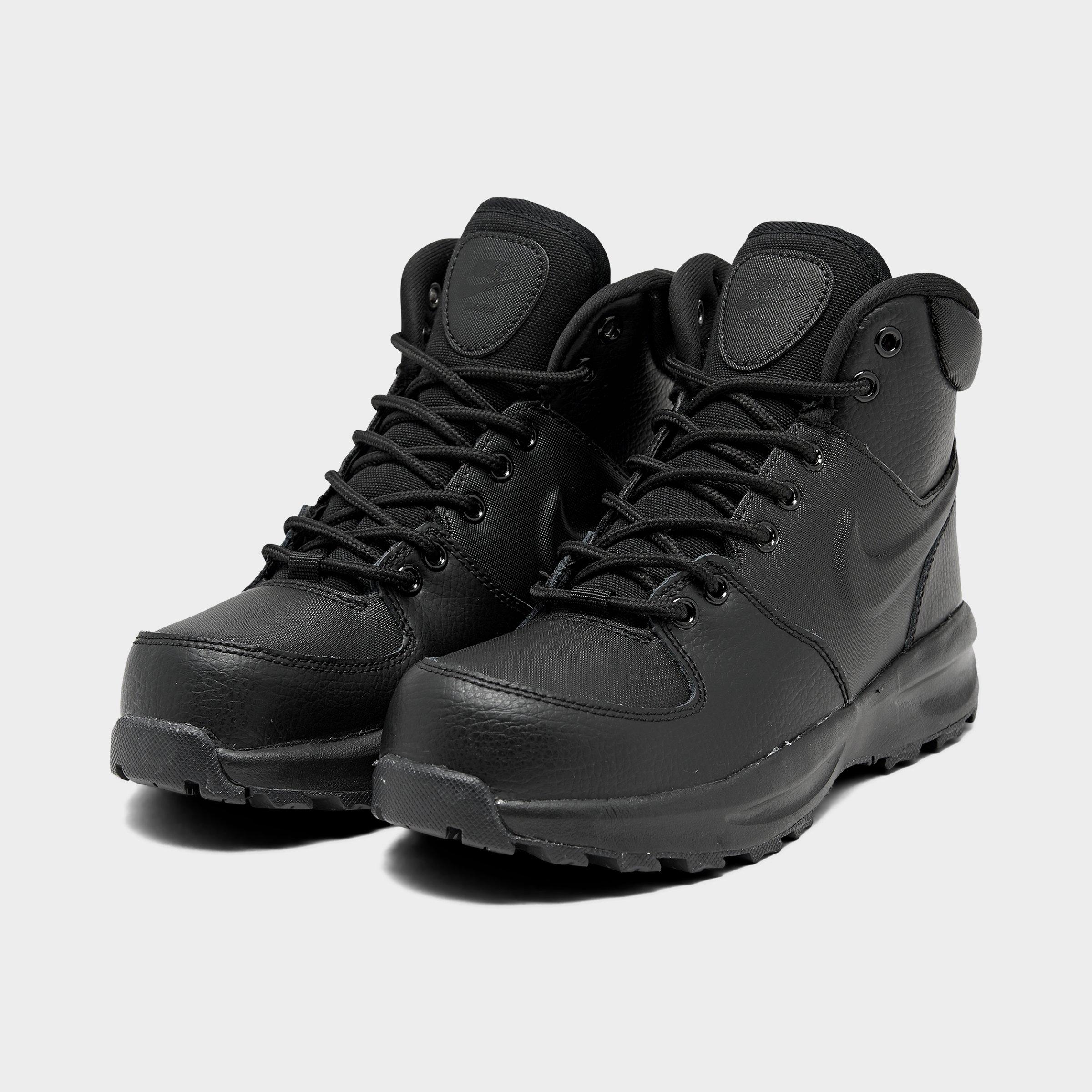 nike manoa black leather boots