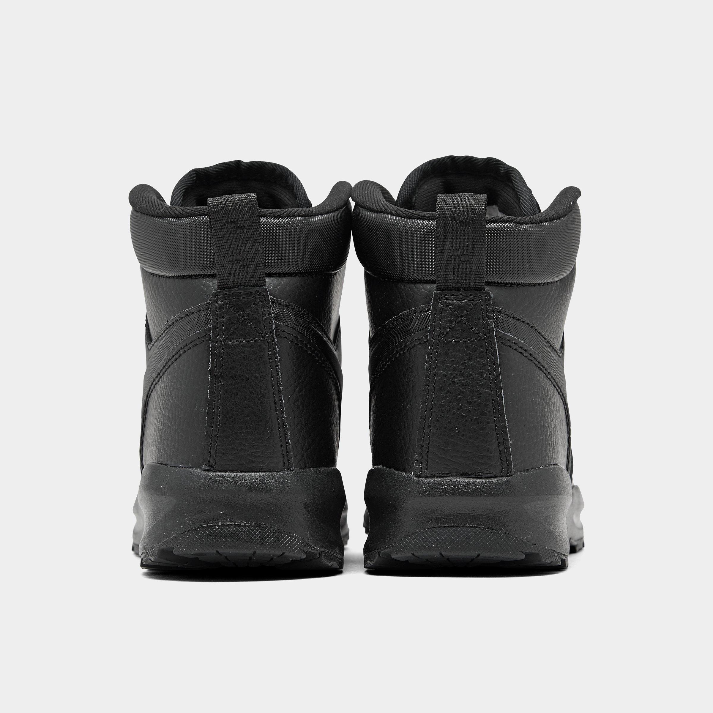 nike manoa black leather boots