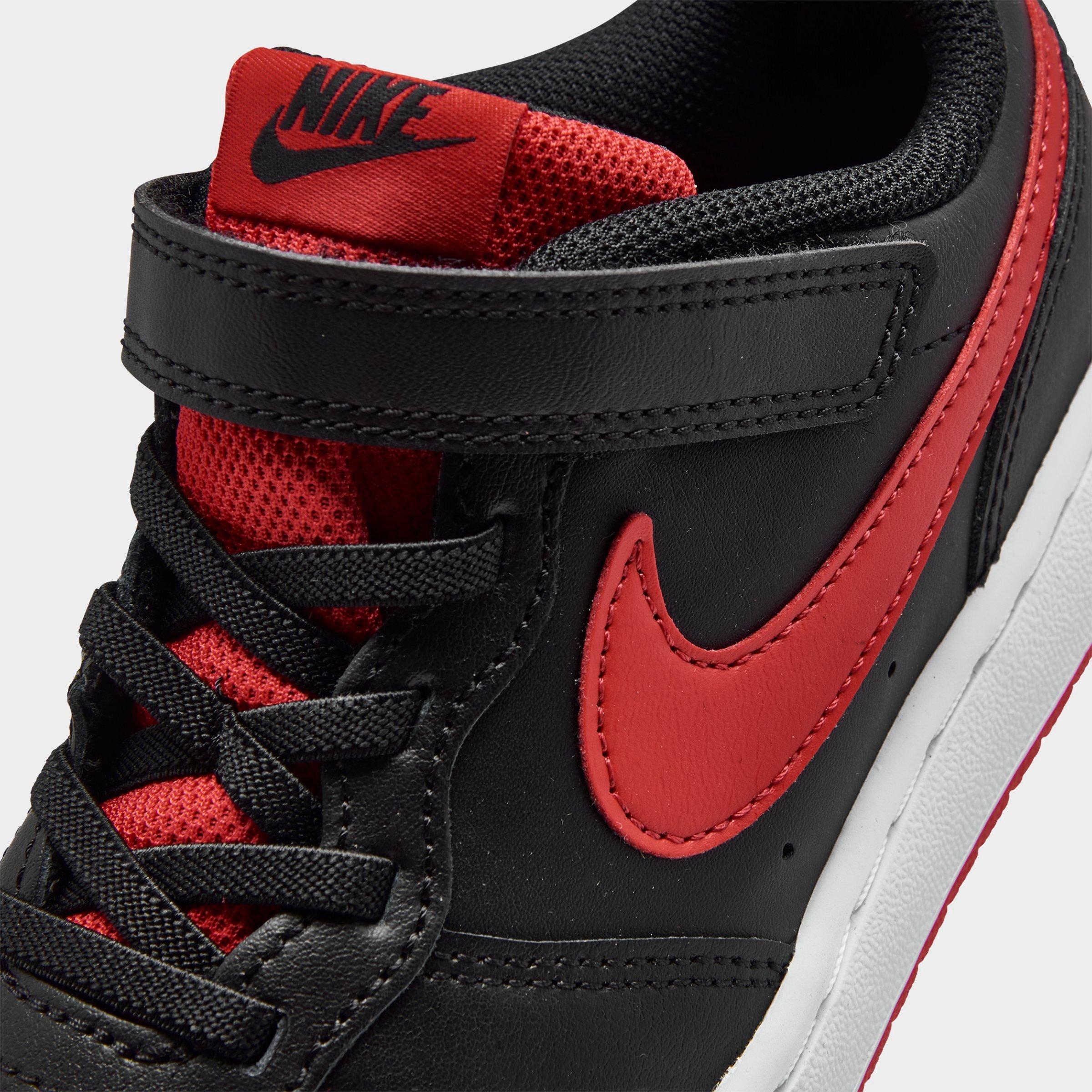nike court borough low red