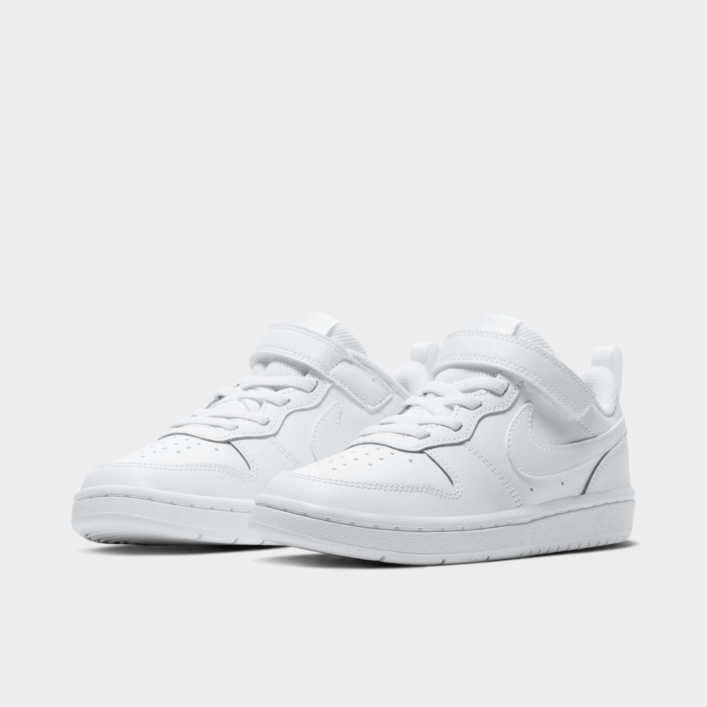 Little Kids Nike Court Borough Low 2 Hook And Loop Casual Shoes Finish Line