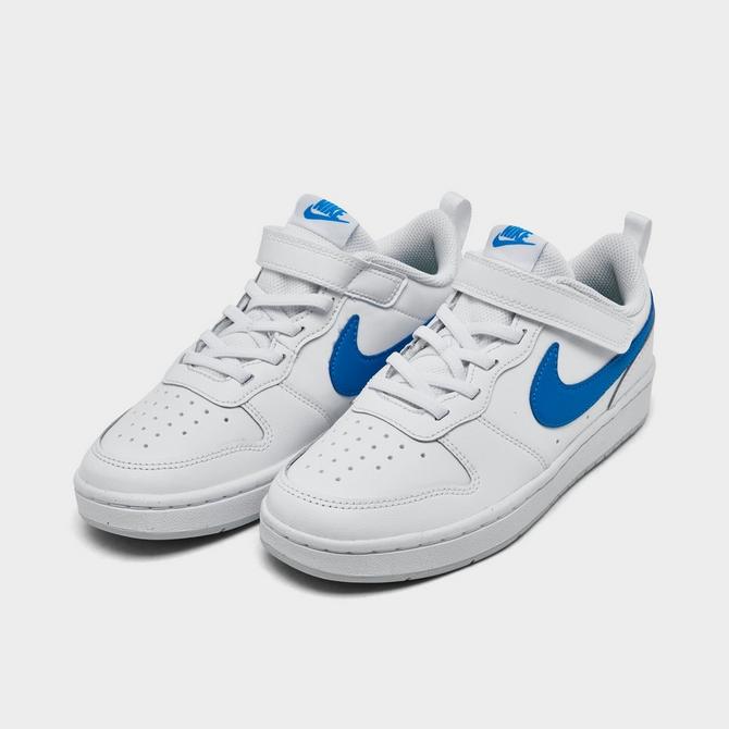 Little Kids Nike Court Borough Low 2 Hook and Loop Casual Shoes