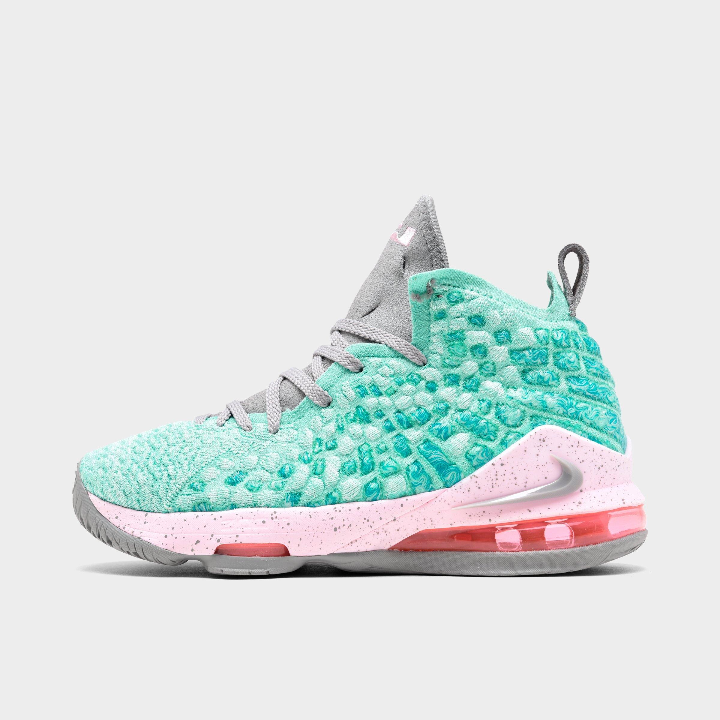 pink basketball shoes lebron