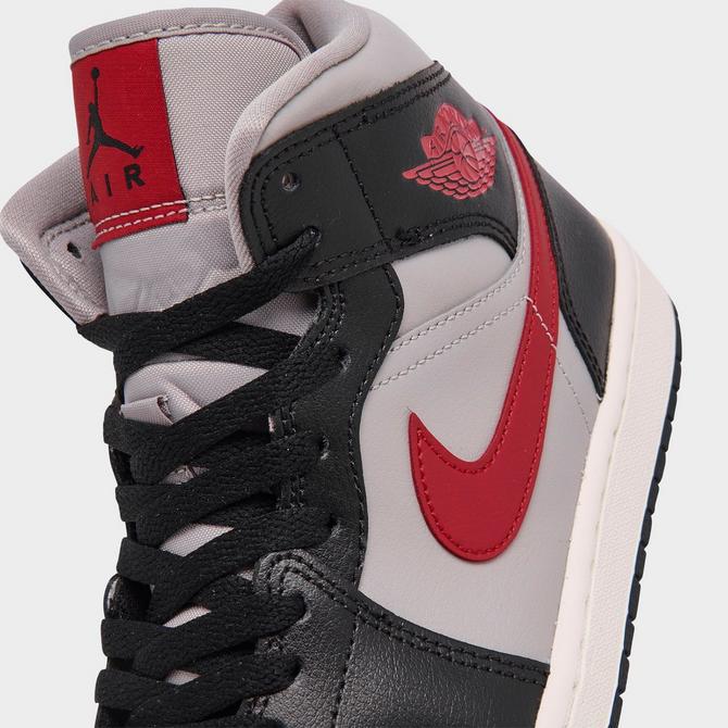 Air jordan 1 grey hot sale red