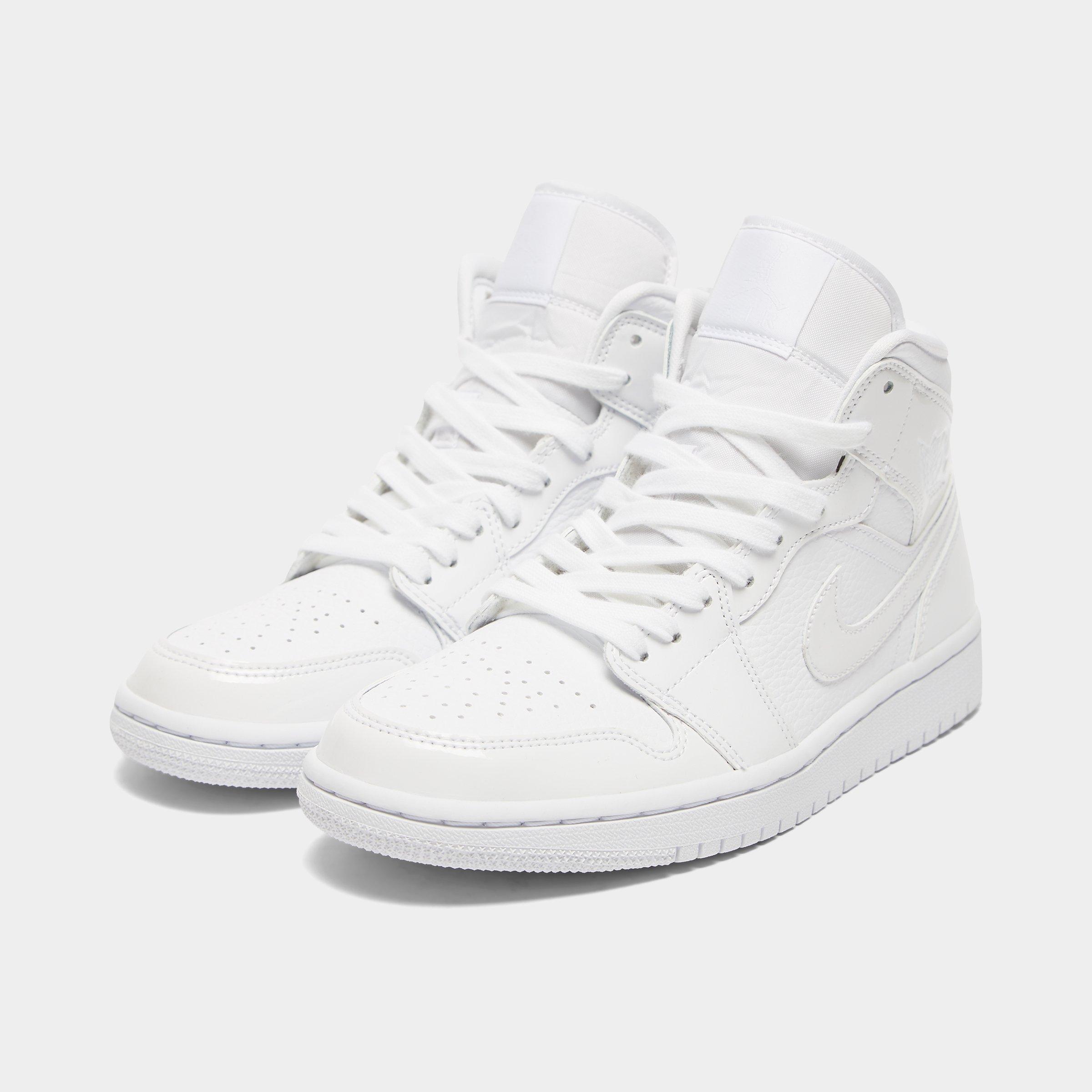 all white retro 1