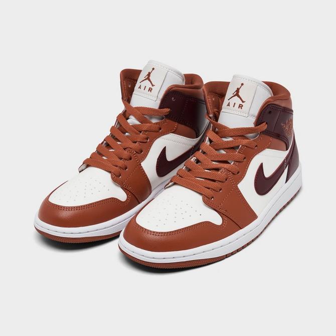 Women's Air Jordan Retro 1 Mid Casual Shoes| Finish Line