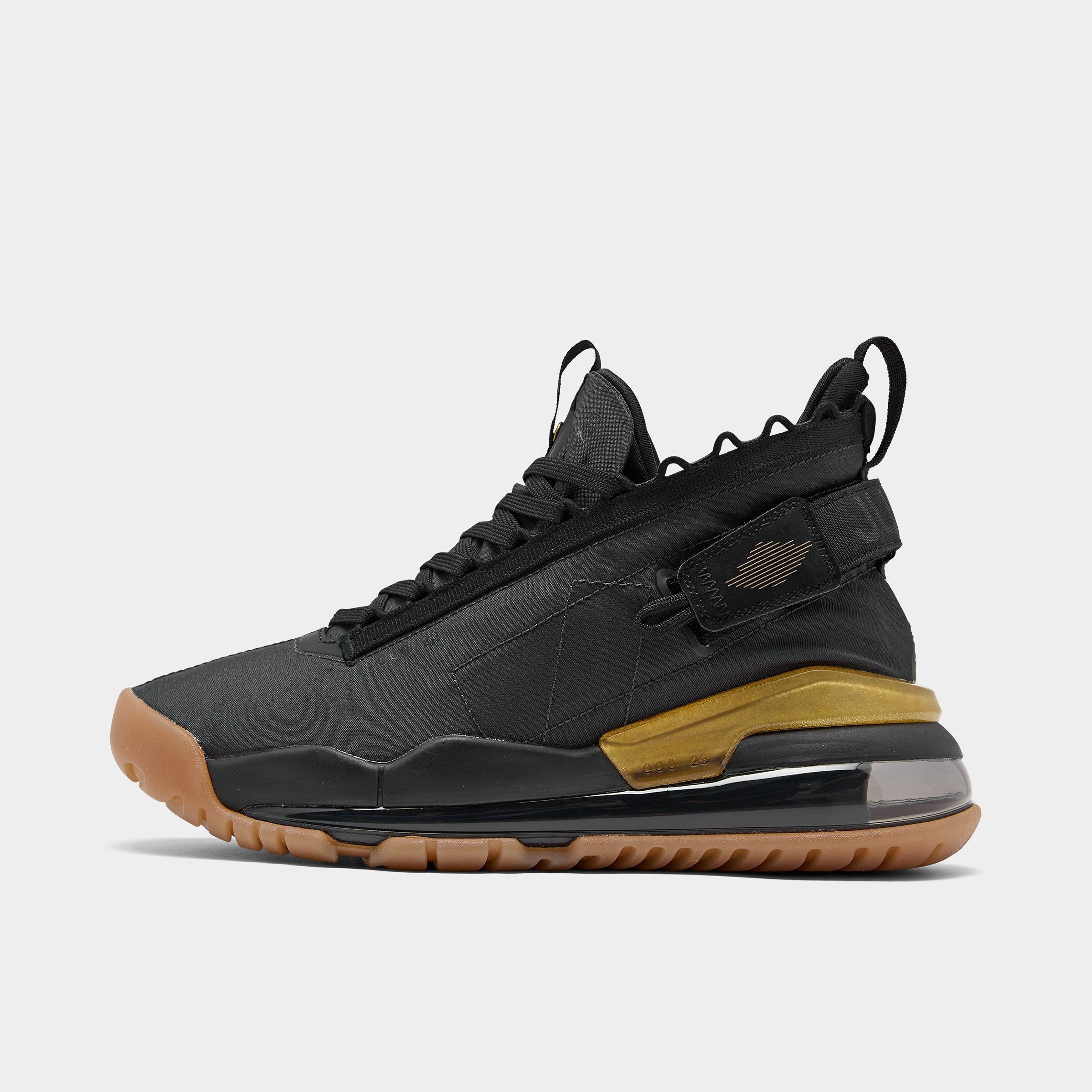 black and gold mens jordans