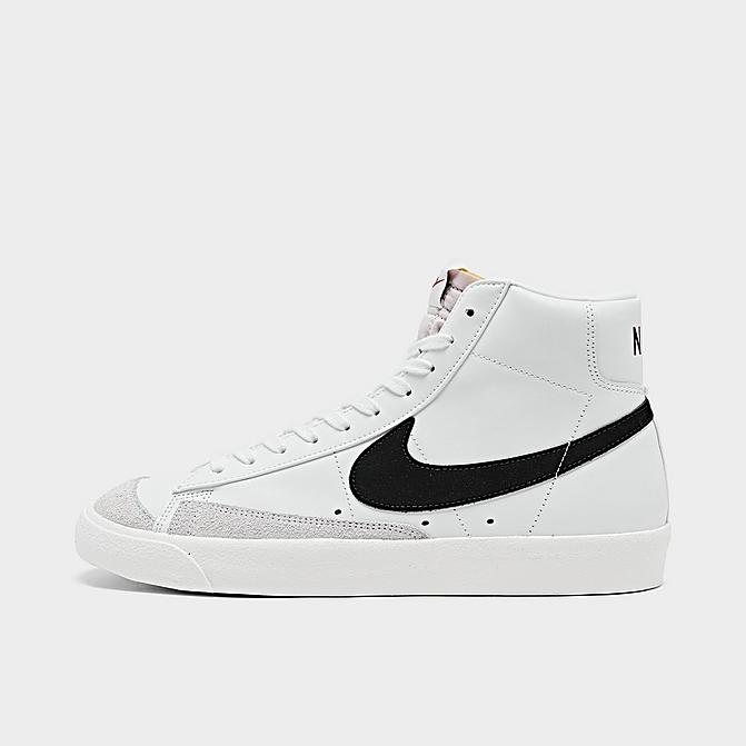 Right view of Nike Blazer Mid '77 Vintage Casual Shoes in White/Black Click to zoom